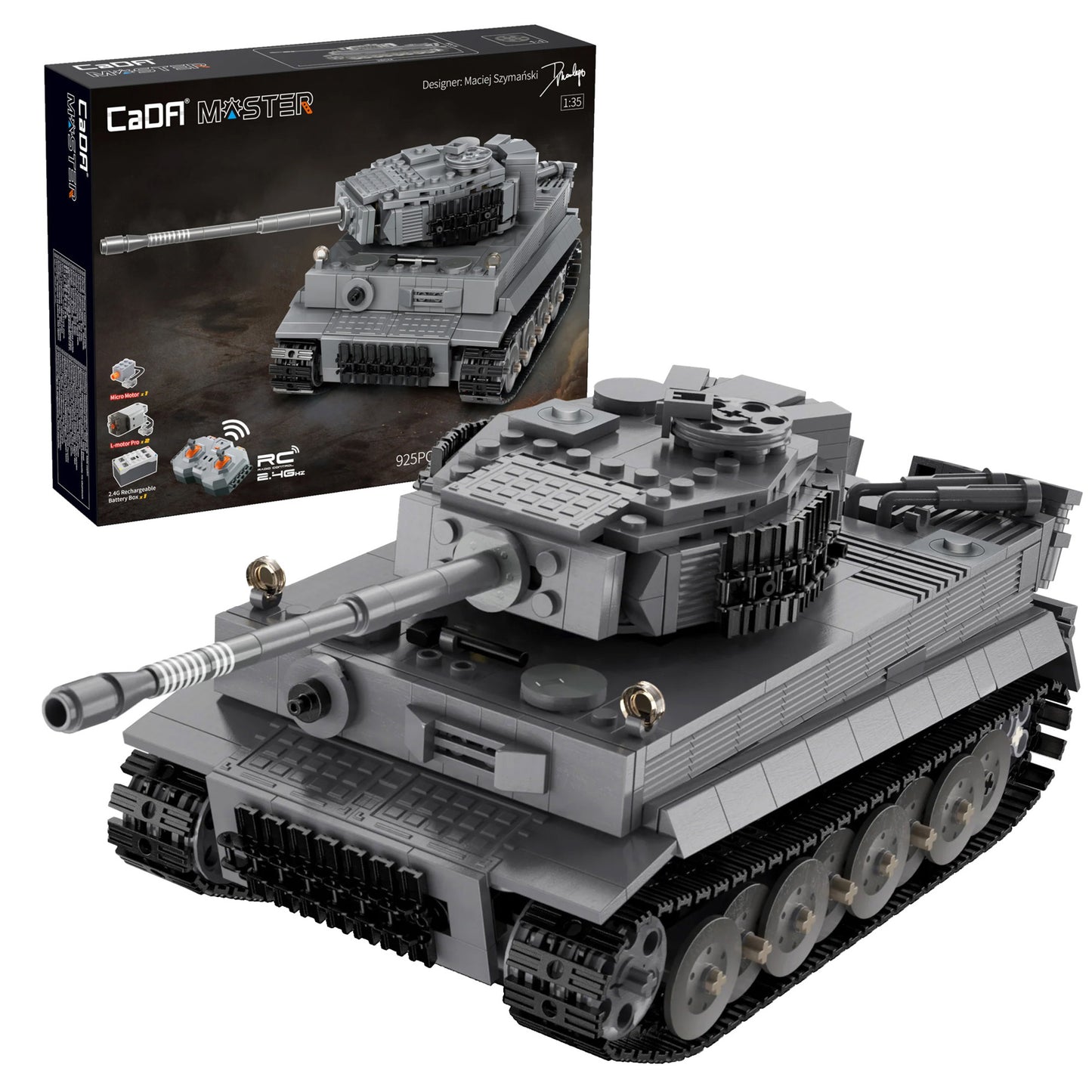 CaDA Master Series - Tiger Tank - 925 pcs - C61071W