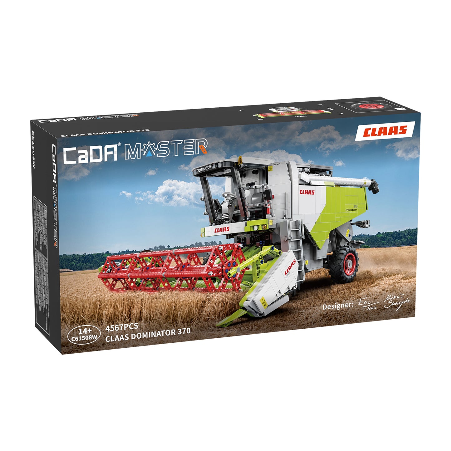 CaDA Master Series - CLAAS Dominator 370 Combine Harvester - 4567 pcs C61508W