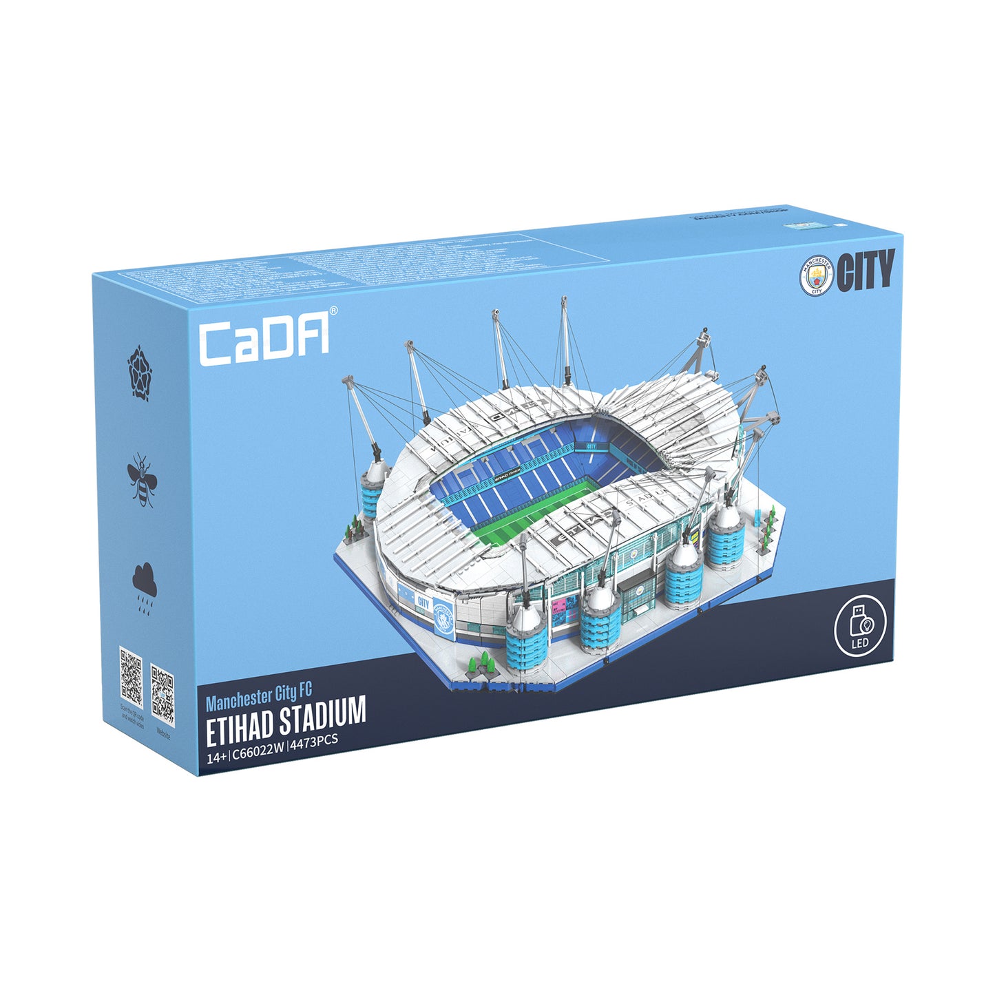 CaDA Building Series - Manchester City Stadium - 4473 pcs - C66022W