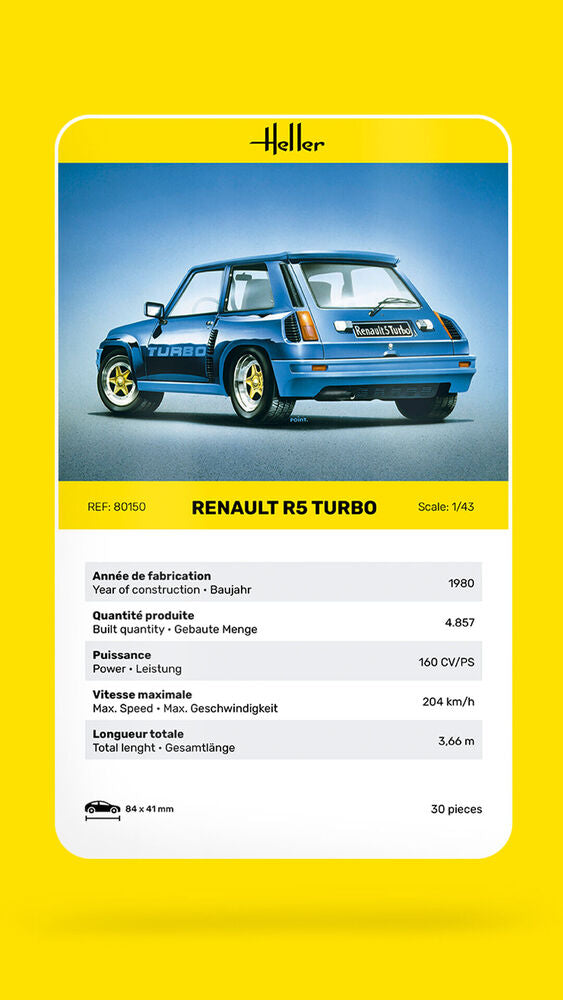 Heller Renault R5 Turbo 1:43