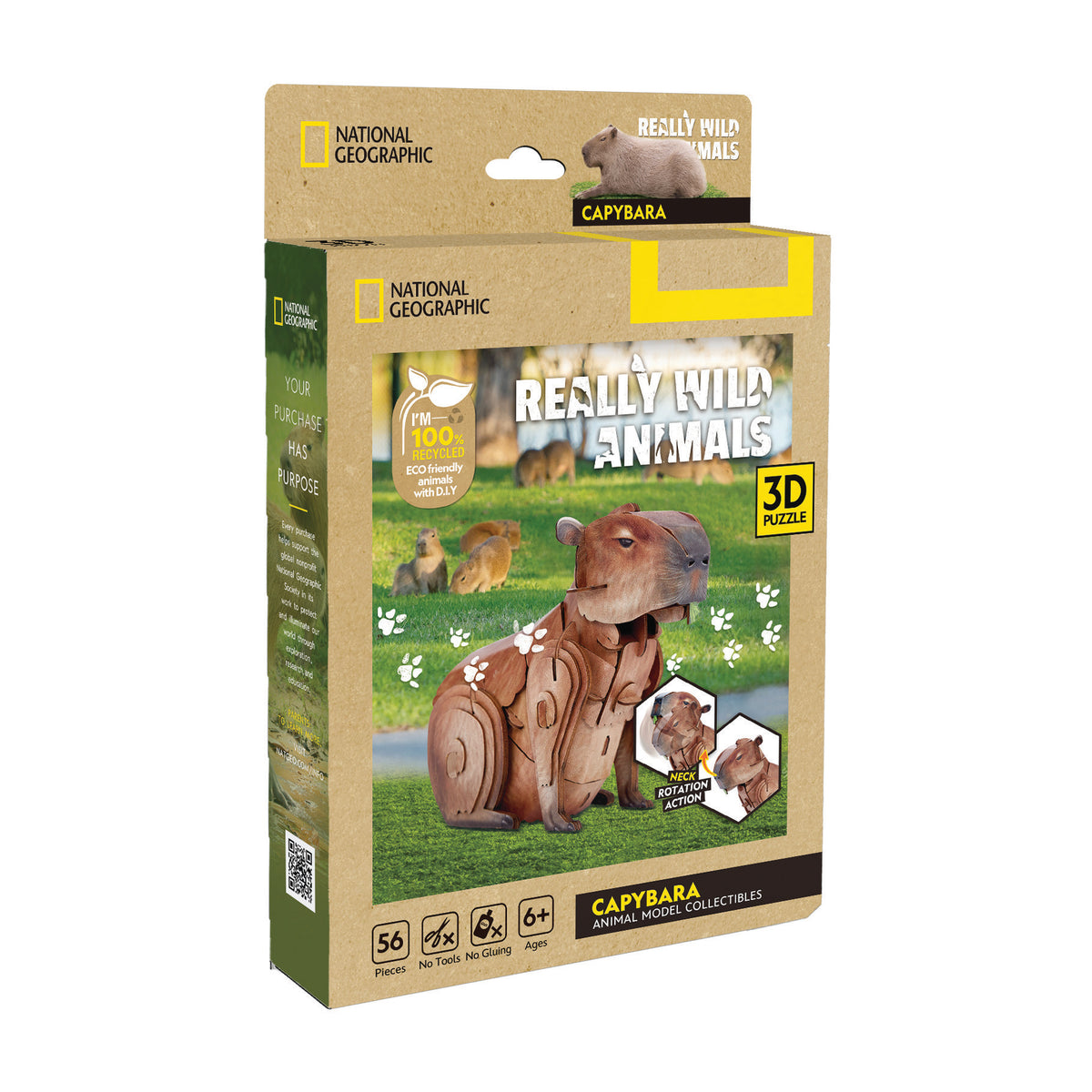 CubicFun Capybara 3D Puzzle CFDS1177 – built model view 3