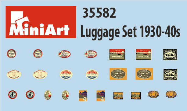 MiniArt 1/35 Military - Luggage Set 1930-40s - 35582