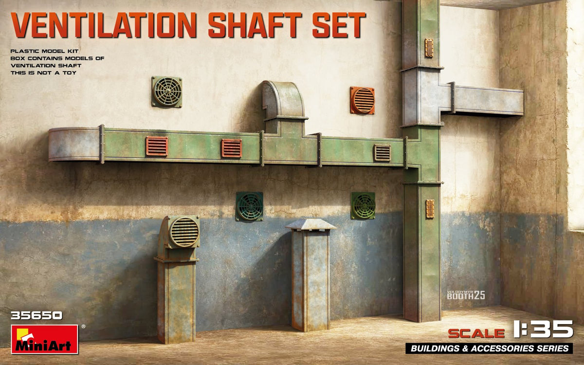 MiniArt Ventilation Shaft Set - 35650 box art