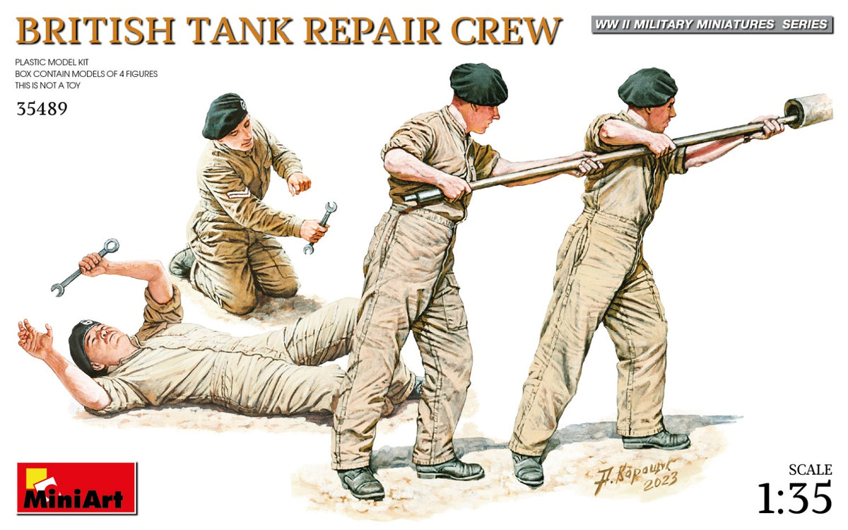 MiniArt British Tank Repair Crew - 35489 box art
