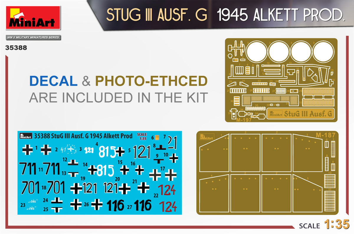 MiniArt 1/35 Military - StuG III Ausf. G Alkett Prod 1945 - 35388