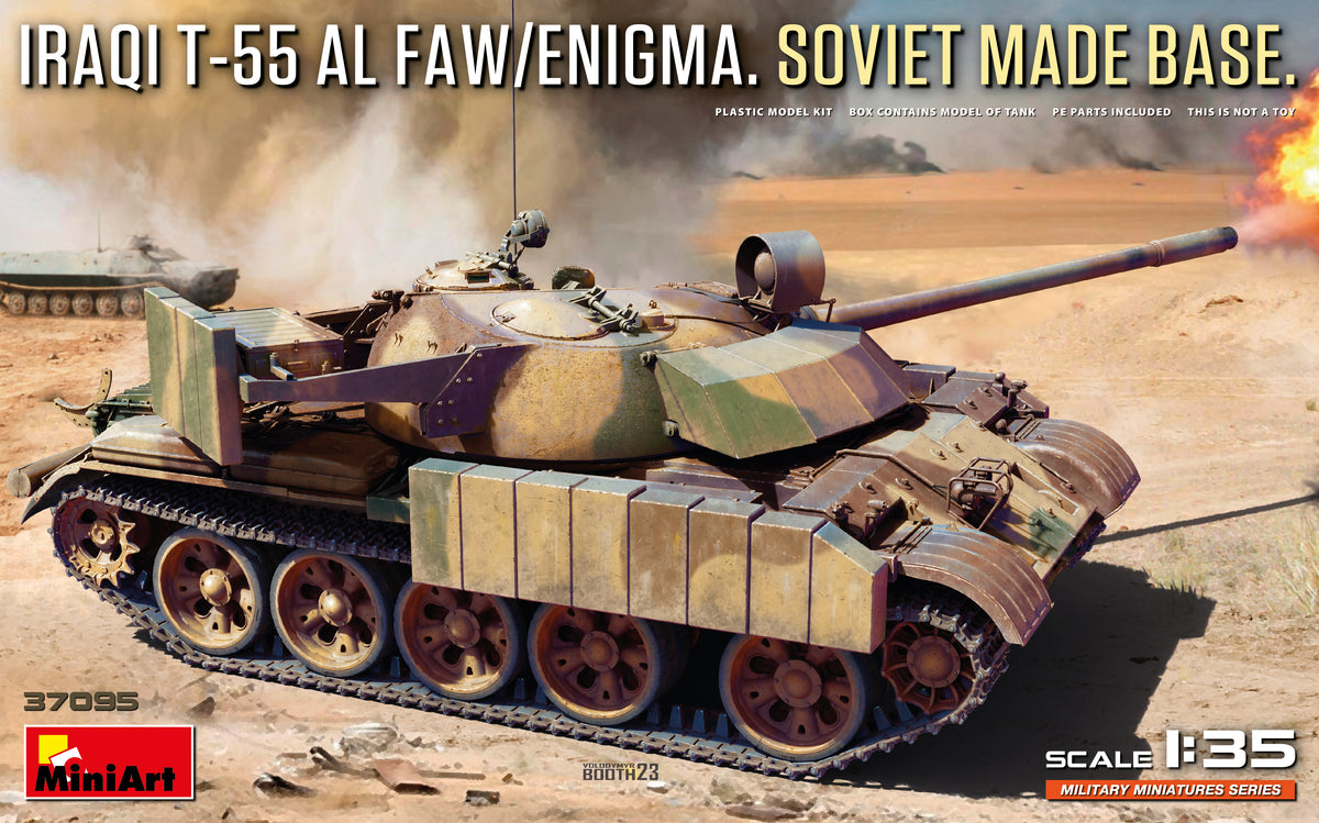MiniArt Iraqi T-55 Al Faw/Enigma Soviet Made Base - 37095 box art