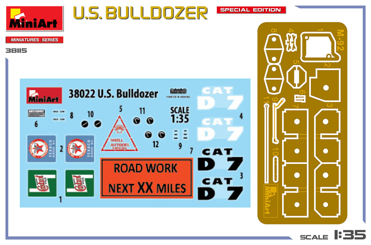 MiniArt 1/35 Military - US Bulldozer Special Edition - 38115