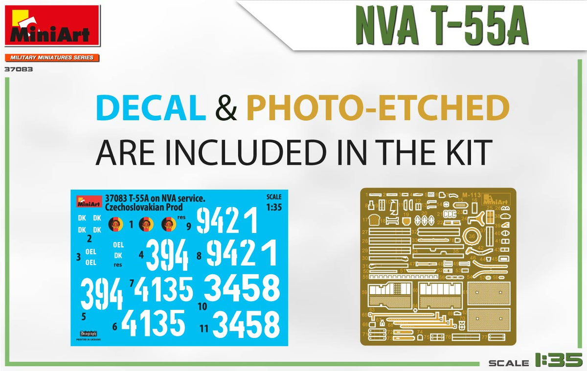 MiniArt 1/35 Military - NVA T-55A - 37083