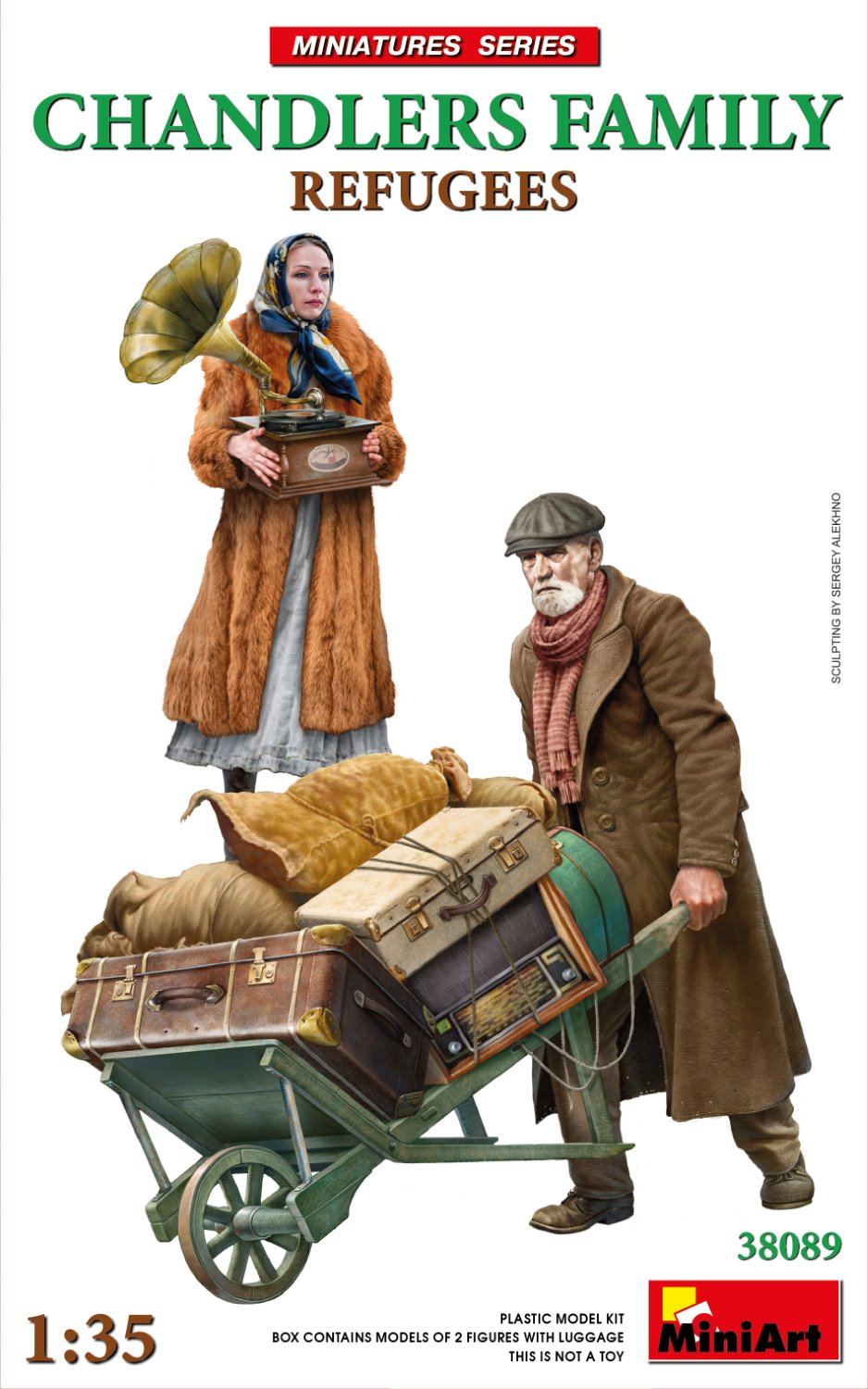 MiniArt Refugees, Chandlers Family - 38089 box art