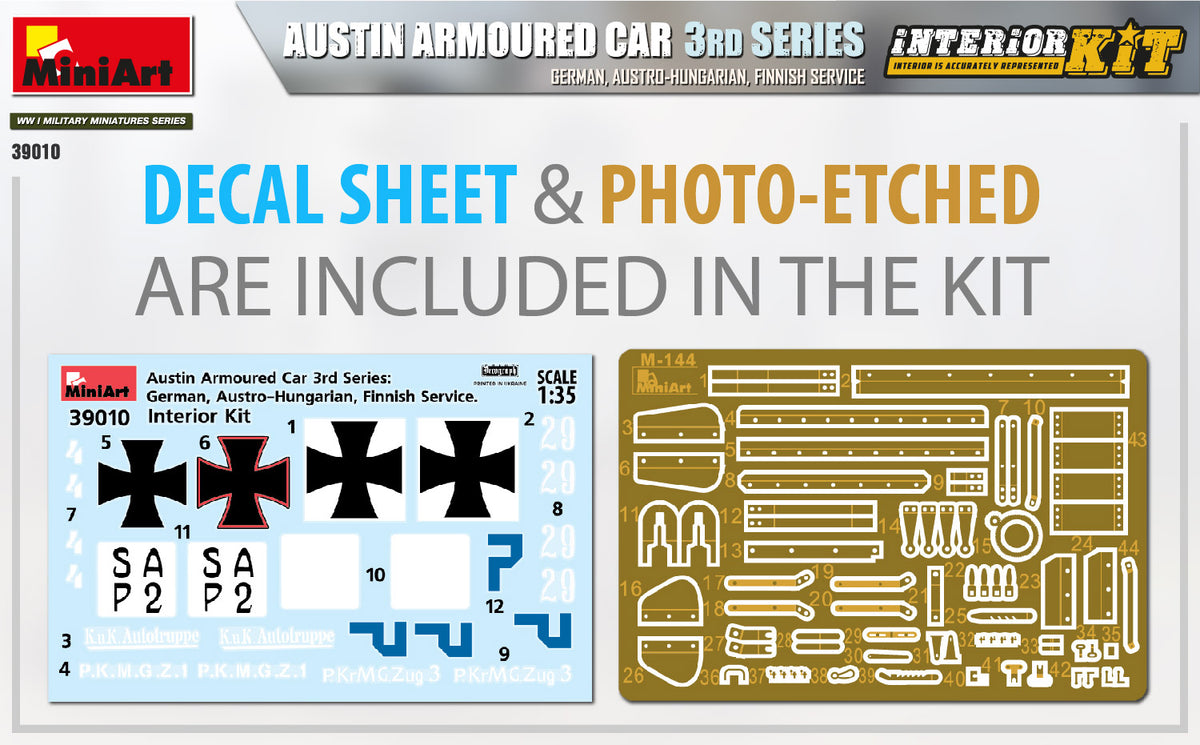 MiniArt 1/35 Military - Austin Armored Car (German / Finnish) - 39010