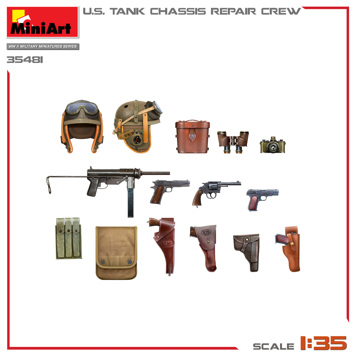 MiniArt 1/35 Military - US Tank Chassis Repair Crew - 35481