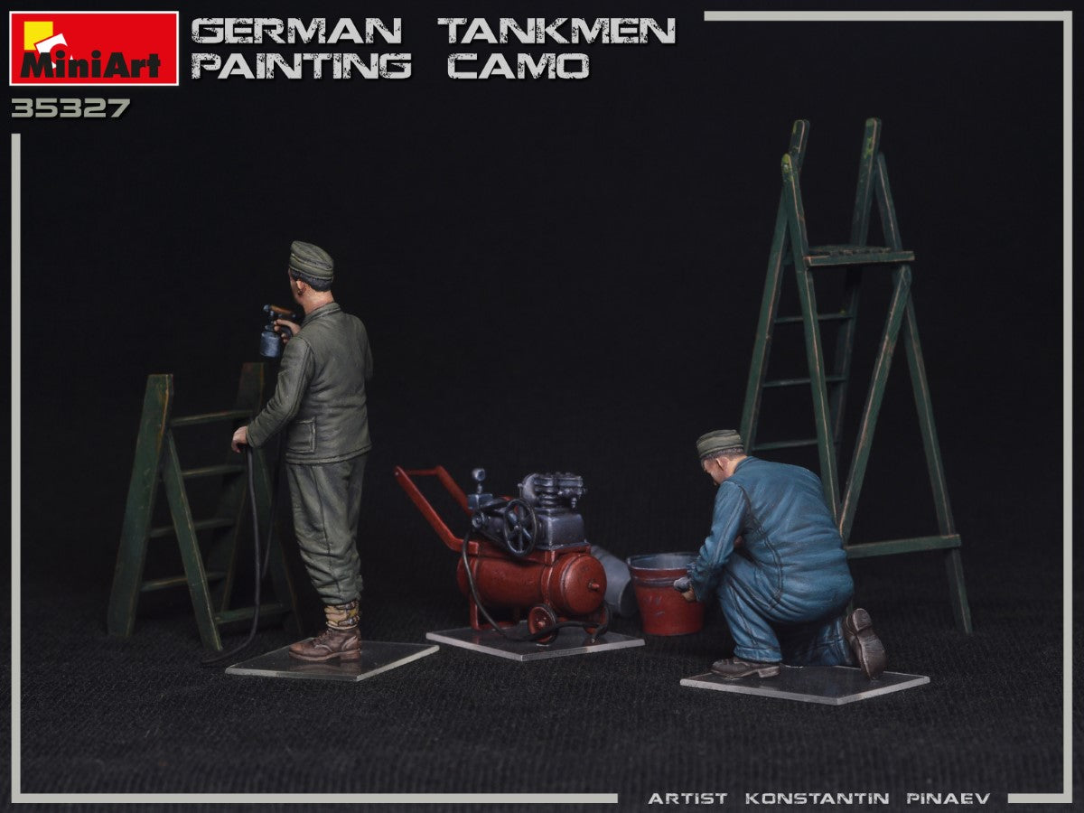MiniArt 1/35 Military - German Tankmen, Painting Camo - 35327