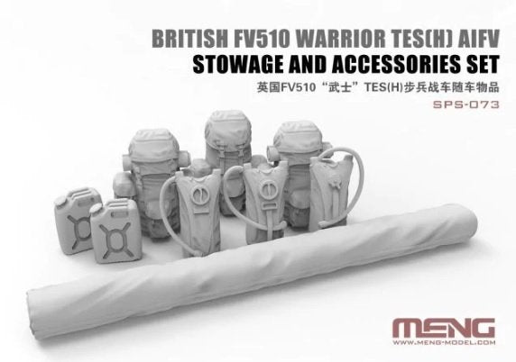 Meng 1/35 British FV510 Warrior Stowage and Accessories Set SPS-073, box art