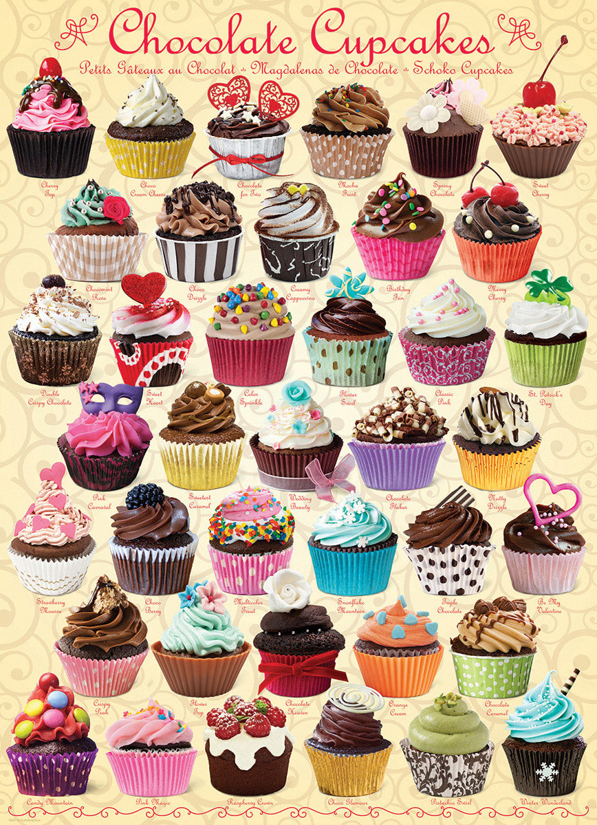 Eurographics Chocolate Cupcakes EG60000587 – puzzle image
