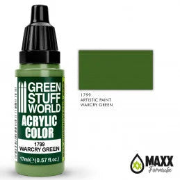 Green Stuff World - Acrylic Color 1799 Warcry Green - Product Image
