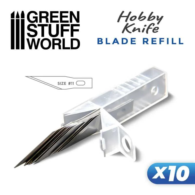 Green Stuff World - Hobby Knife Refills x10 - Product Image