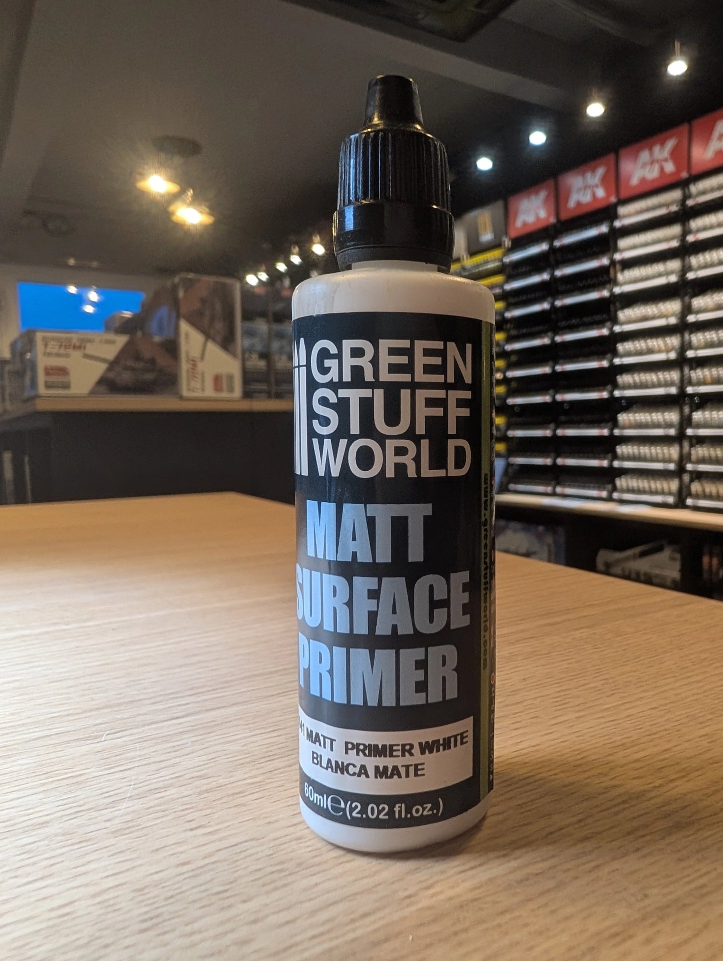Green Stuff World - Matt White Surface Primer 60ml - Product Image