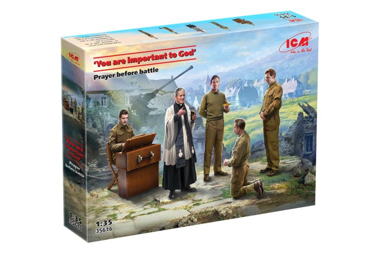 1/35 ICM - 'You are important to God' Prayer Before Battle Figure Set
