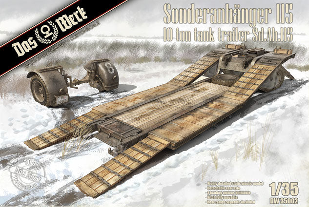 1/35 Das Werk - Sonderanhanger 115 - 10 Ton Tank Trailer Sd.Ah.115