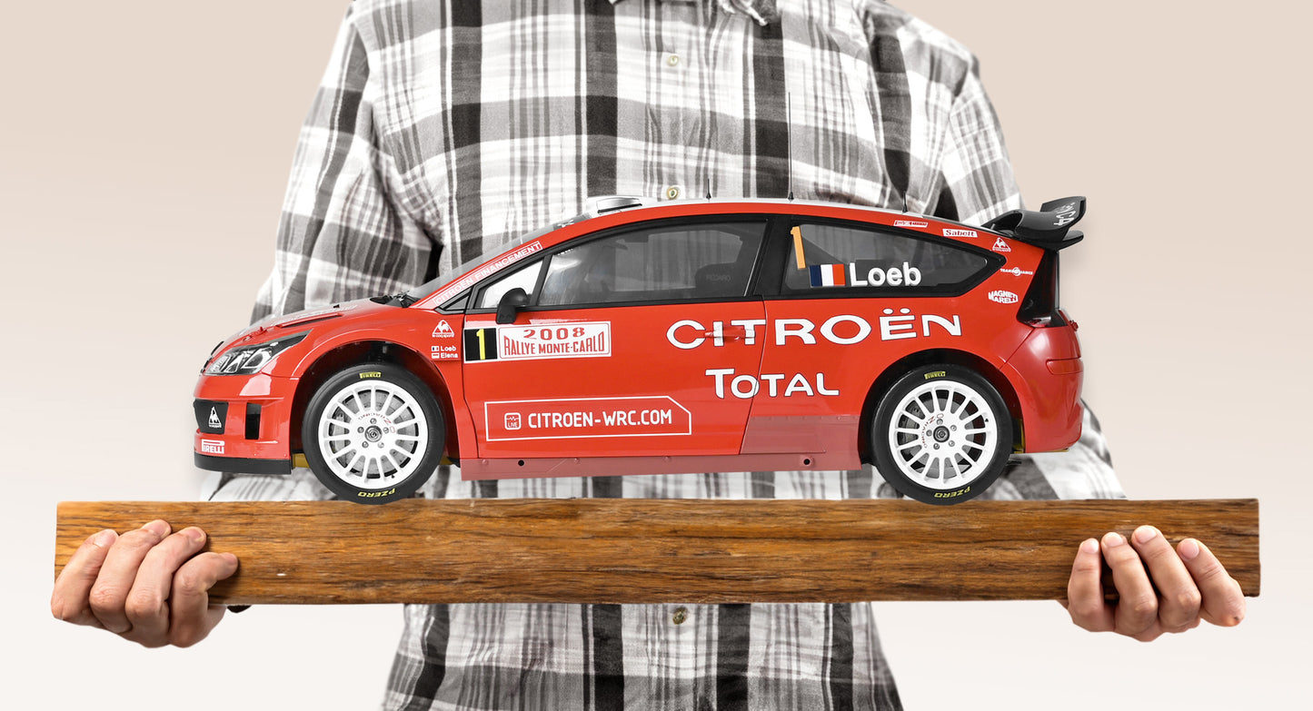 IXO Collections - Citroën C4 WRC 2008 Red 1/8 Scale Metal & Plastic Kit - IXCCC4FK