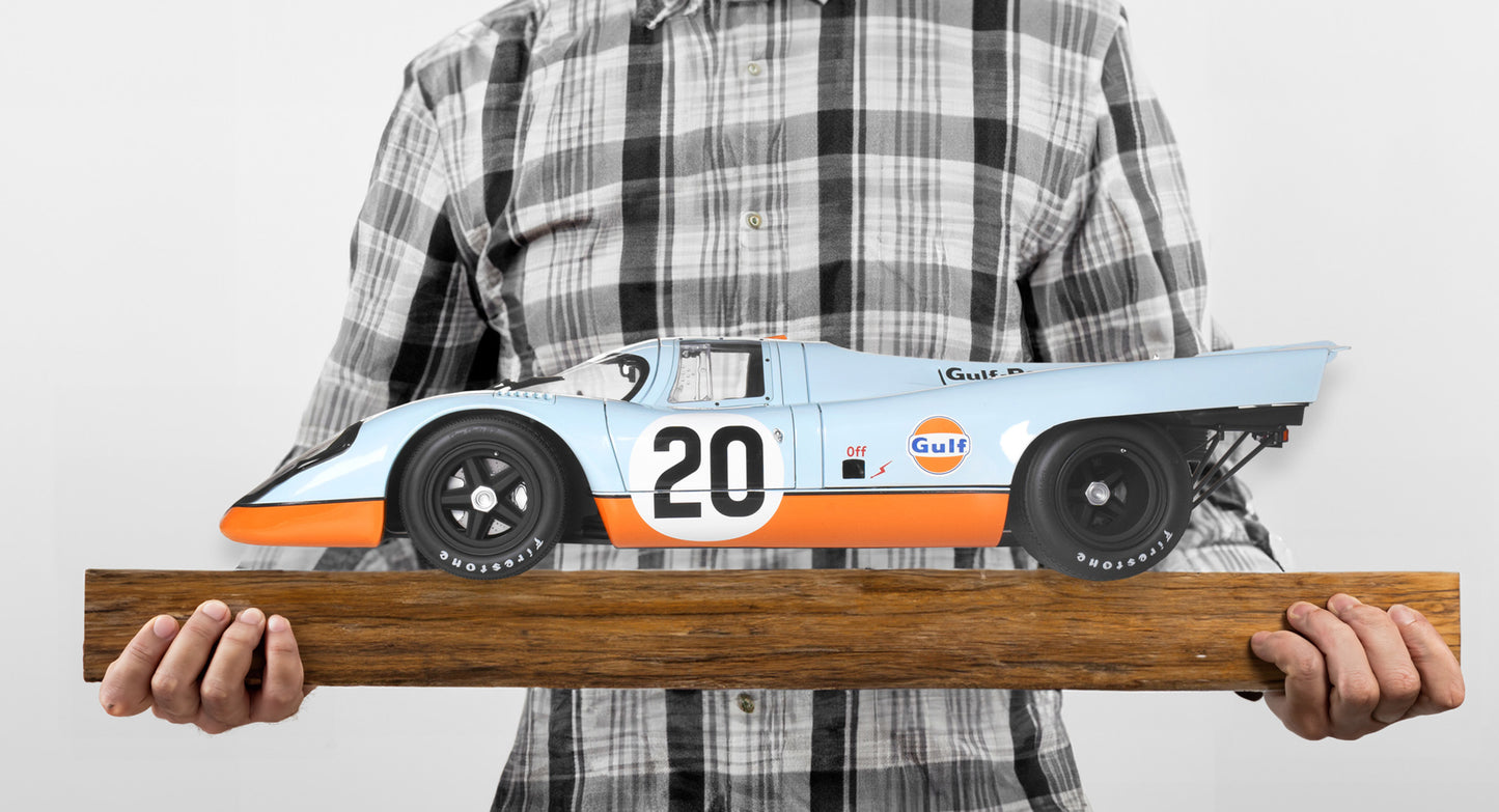 IXO Collections - Porsche 917 KH #20 Gulf Livery 1/8 Scale Metal & Plastic Kit - IXCPORFK