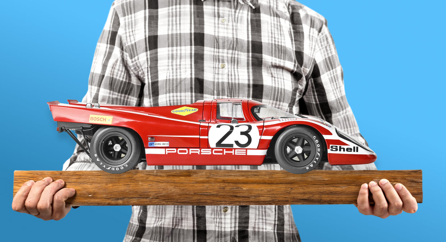 IXO Collections - Porsche 917 KH #23 Salzburg 1/8 Scale Metal & Plastic Kit - IXCPORREDFK