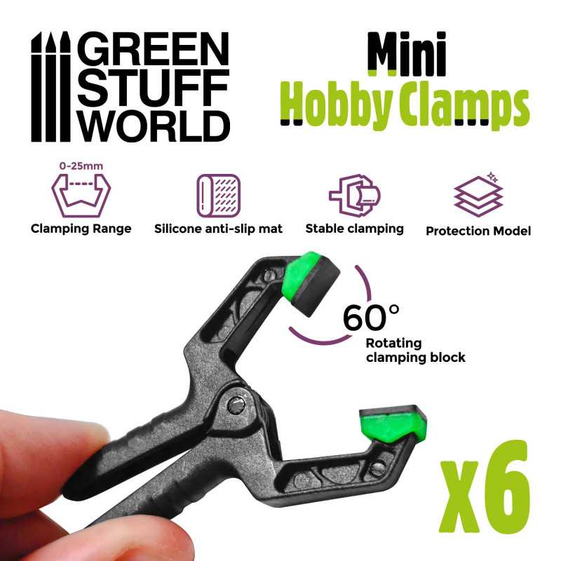 Green Stuff World - Mini Hobby Clamps x6