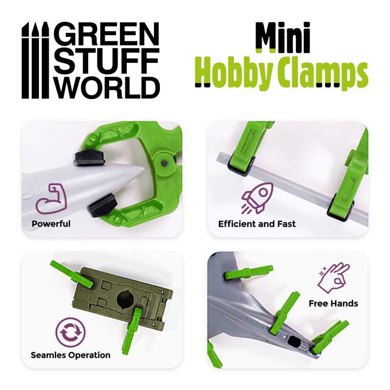 Green Stuff World - Mini Hobby Clamps x6