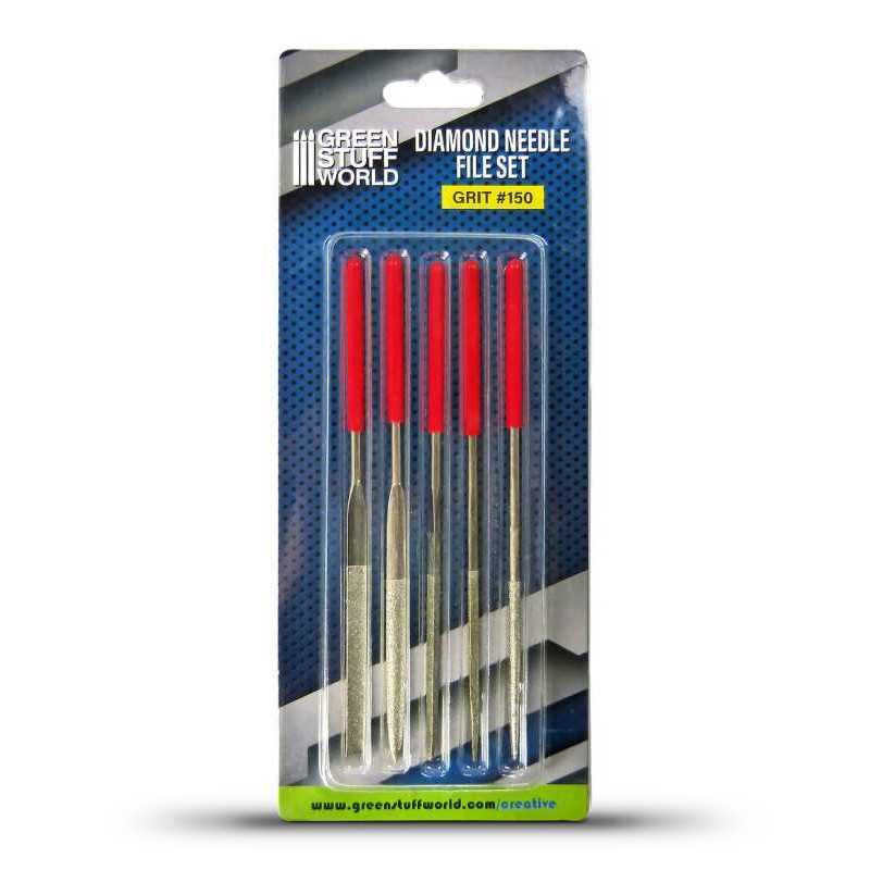 Green Stuff World - Diamond Needle Files Set (150 Grit)