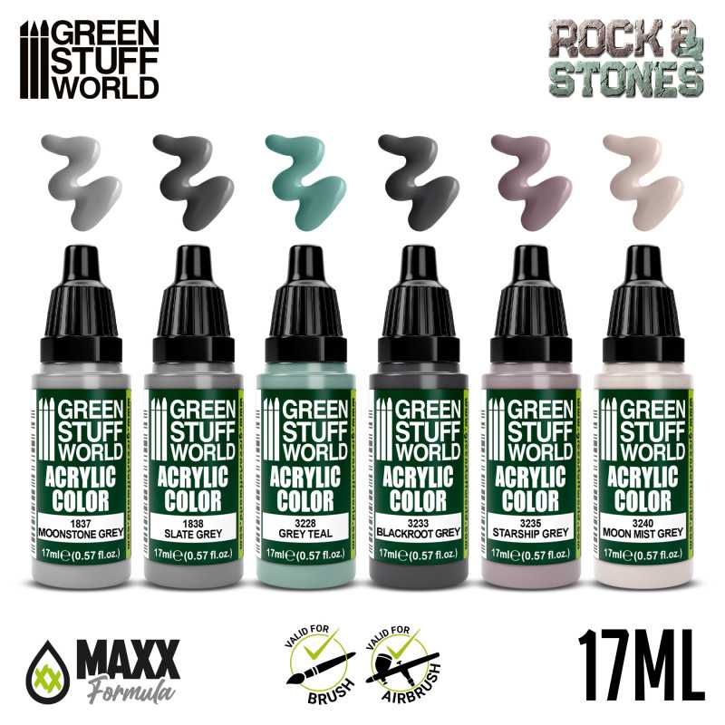 Green Stuff World - Rock & Stone Paint Set