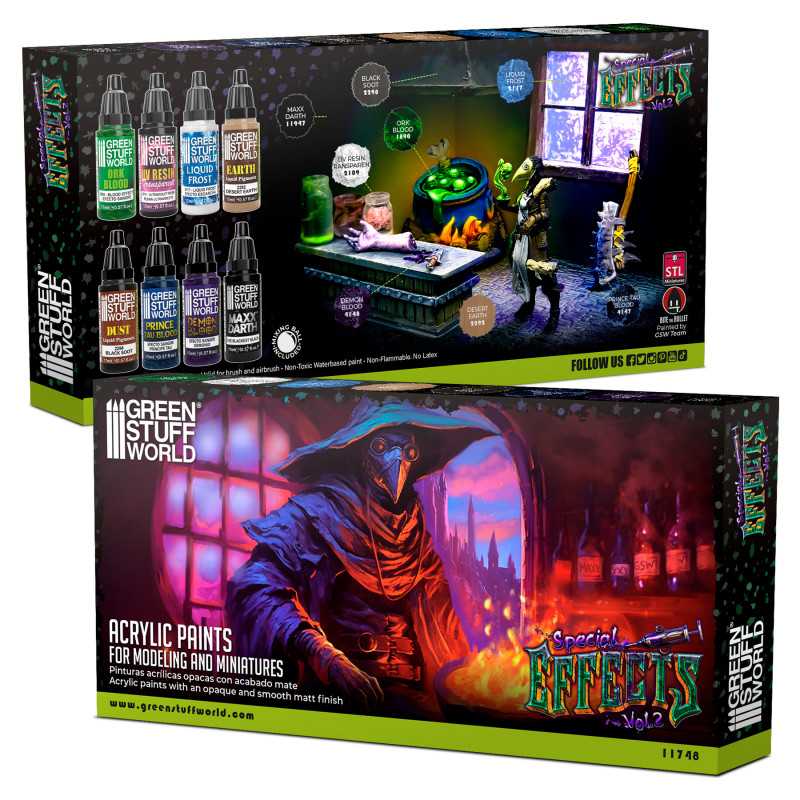 Green Stuff World - Special Effects Vol. 2 Paint Set