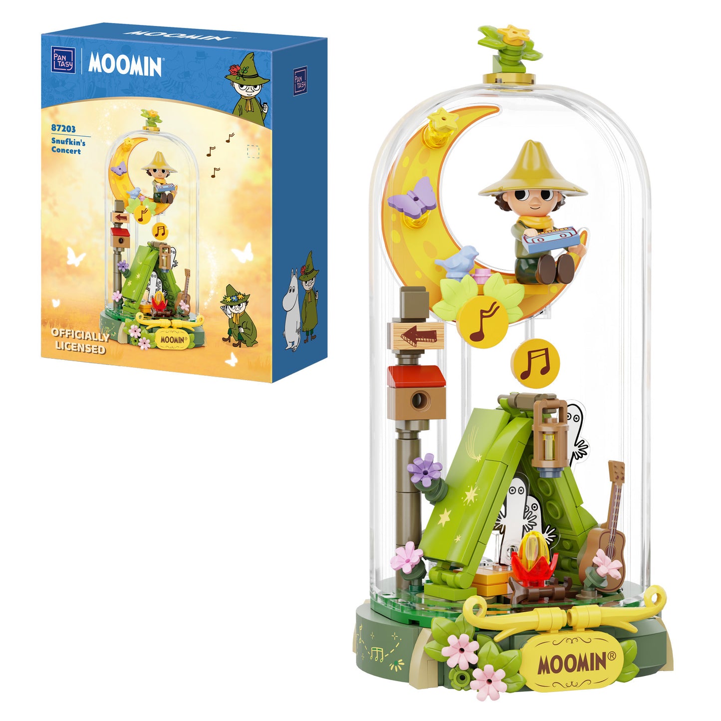 Pantasy Moomin Snufkin's Concert brick building model PA87203 - box front