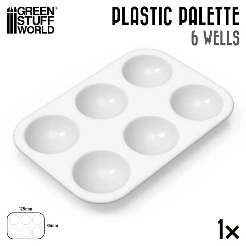 Green Stuff World - 6 Well Plastic Palette