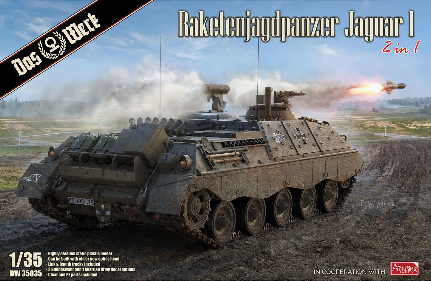 1/35 Das Werk - Raketenjagdpanzer Jaguar 1 (2 in 1)