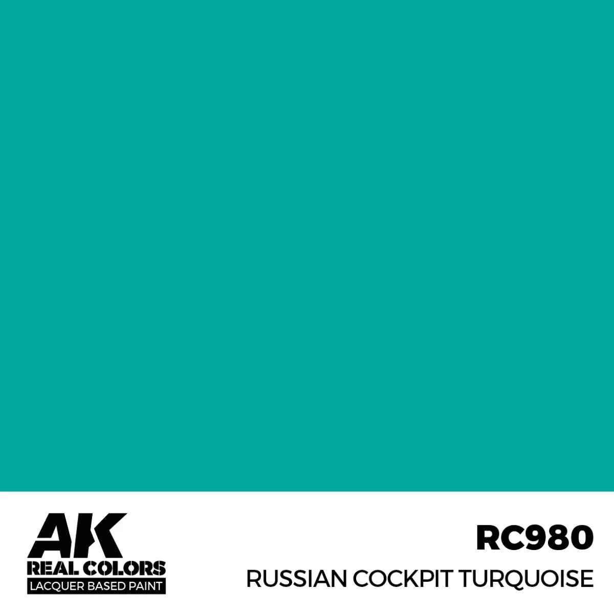 RC980 - AK Real Colors - Russian Cockpit Turquoise - Product Image