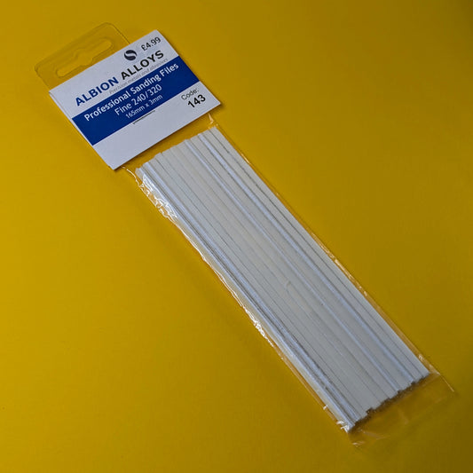 Albion Alloys - 1/8" Professional Sanding File - Fine