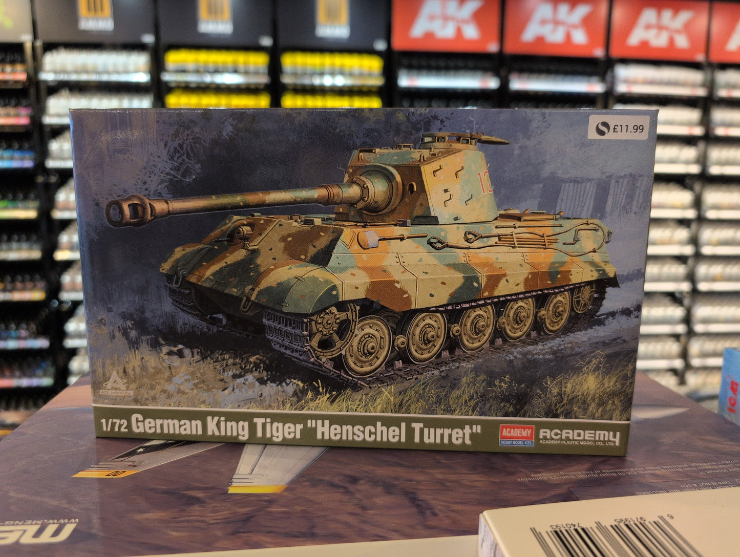 1/72 Academy - German Army King Tiger "Henschel Turret" WWII Heavy Tank