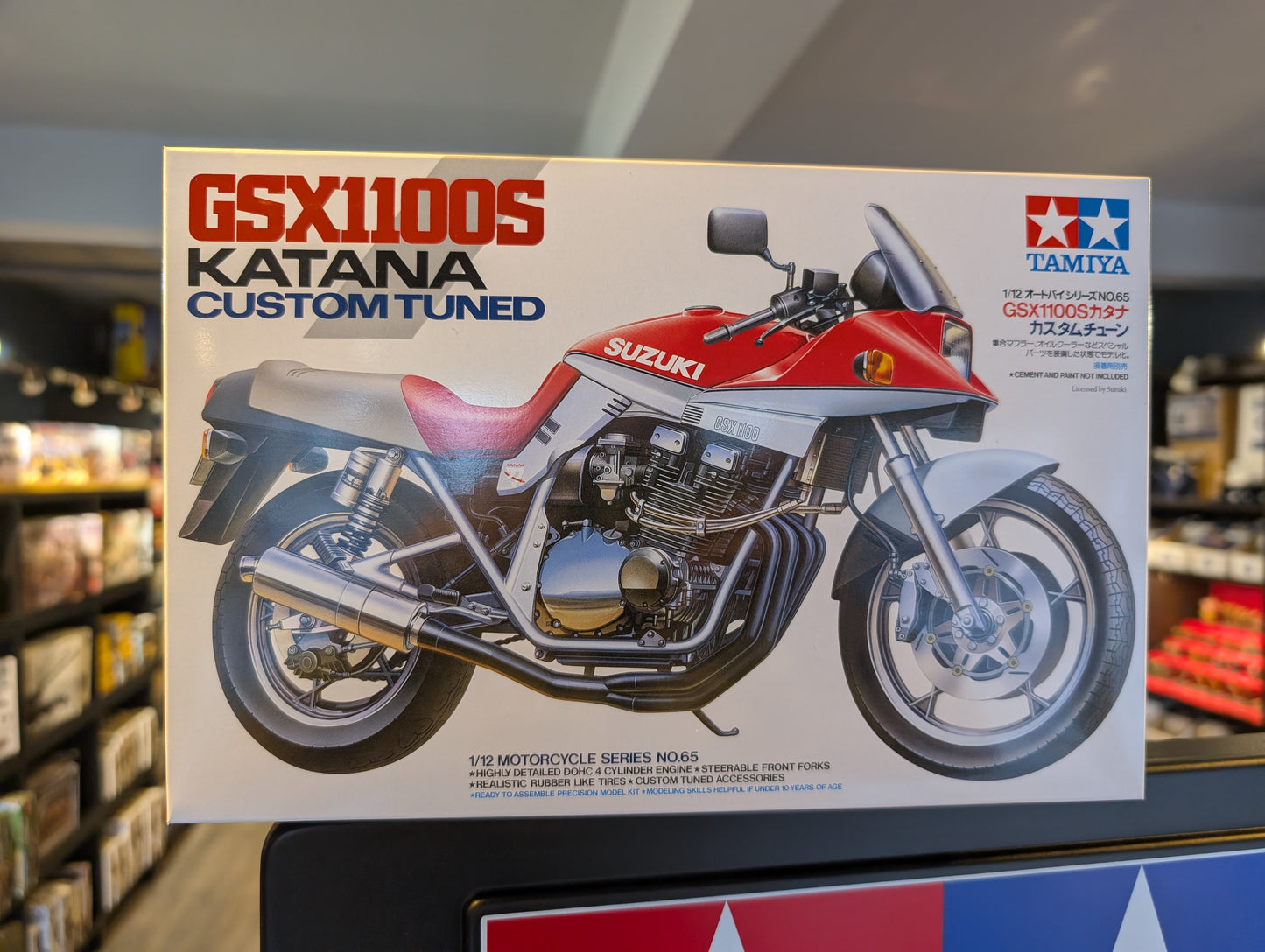 Tamiya 1/12 Bikes - Suzuki GSX1100S Katana Custom Tuned 14065