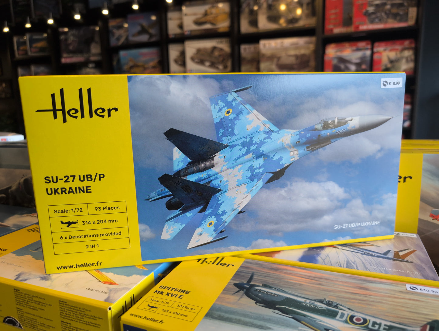 1/72 Heller - Sukhoi Su27 UB Flanker (Russian)