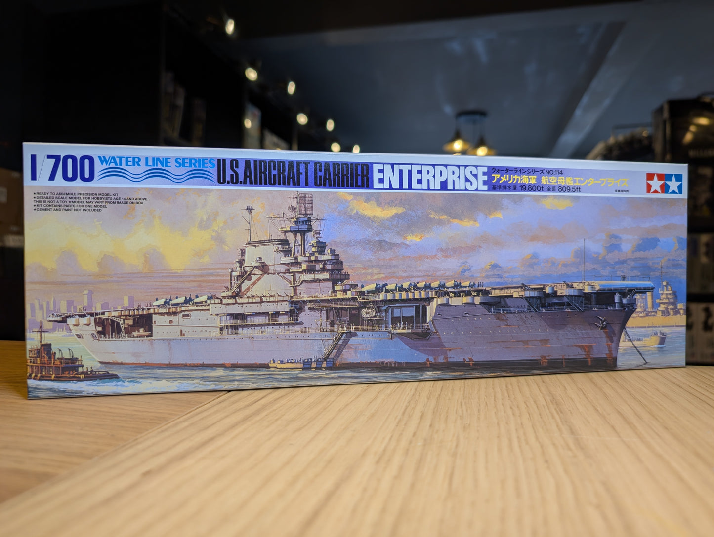1/700 Tamiya - U.S Aircraft Carrier Enterprise (Water Line Series) 77514