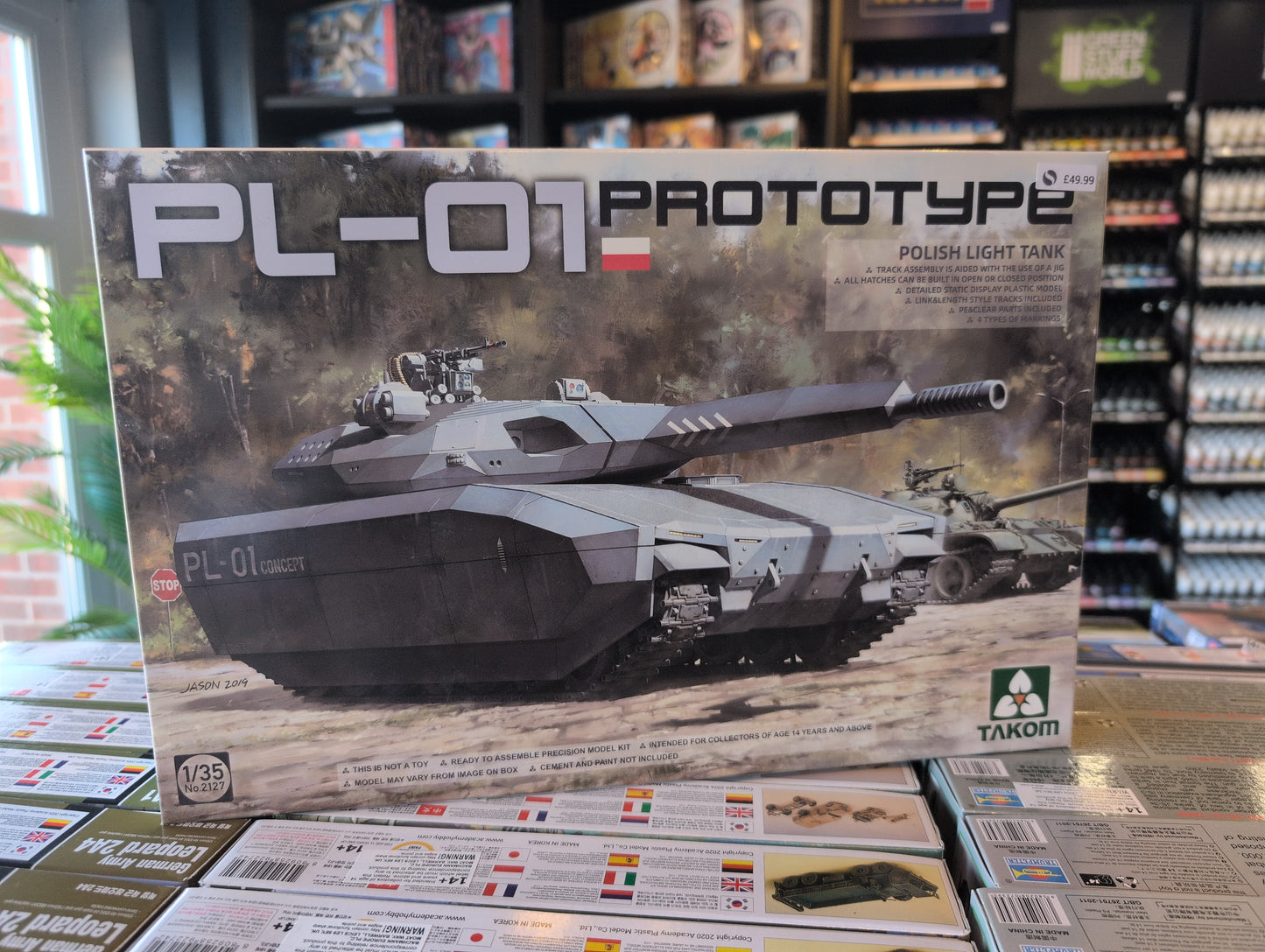 1/35 Takom - Polish Army PL-01 Prototype Light Tank