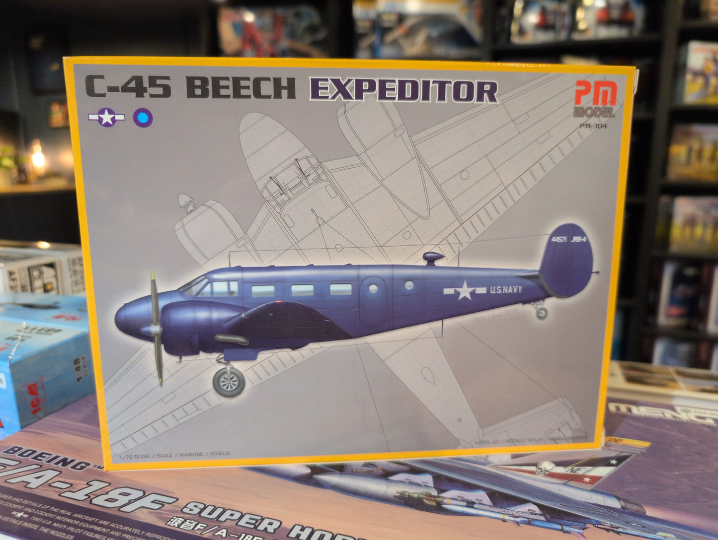 1/72 PM Model - USAAF Beechcraft C-45 Expeditor Trainer Aircraft