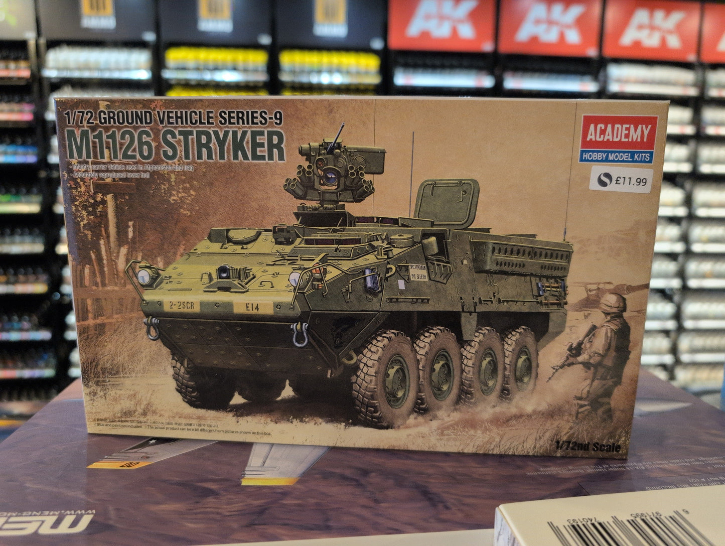 1/72 Academy - US Army M1126 Stryker ICV Armoured Personnel Carrier