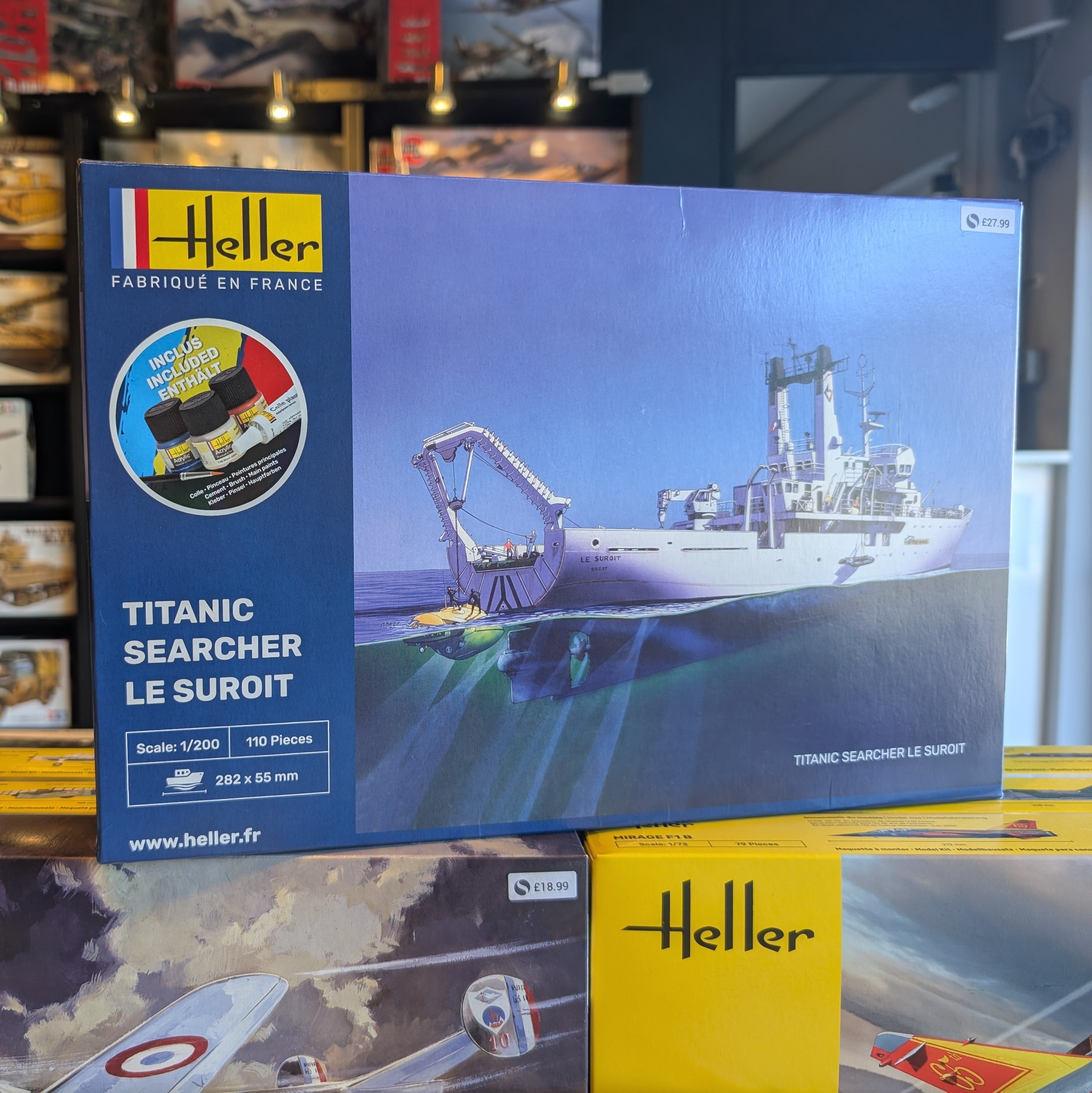 Heller 80615 - 1:200 Titanic Searcher Le Suroit - Nuevo Heller 80615 - 1:200 Titanic Searcher Le Suroit - Nuevo