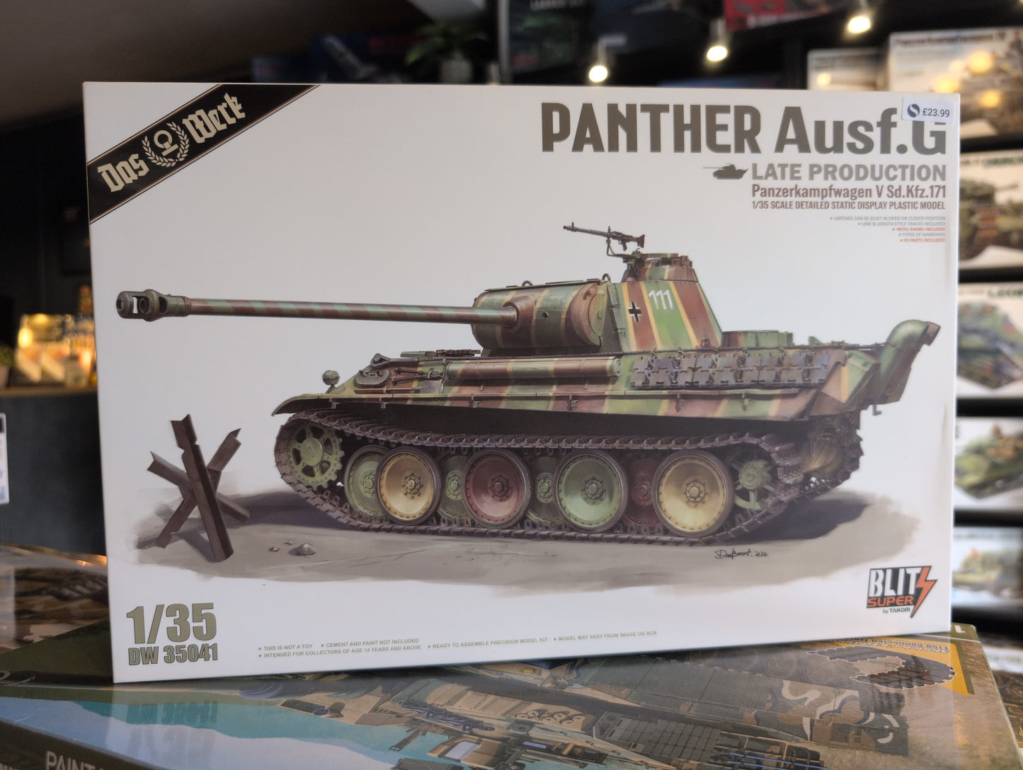 1/35 Das Werk - Panther Ausf G Panzerkampfwagen V Sd.Kfz.171 Late Production
