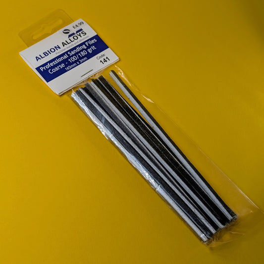 Albion Alloys - 1/8" Professional Sanding File - Coarse