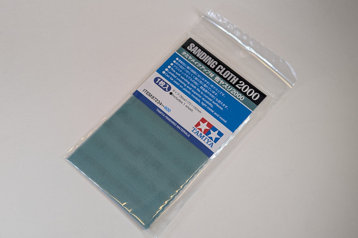 Tamiya Tools & Accessories - Sanding Cloth 2000# - 87234