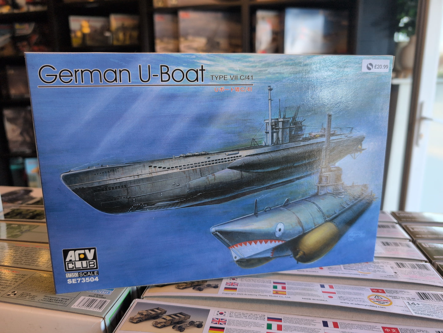 1/350 AFV CLUB - German Navy Type 7/C41 U-Boat