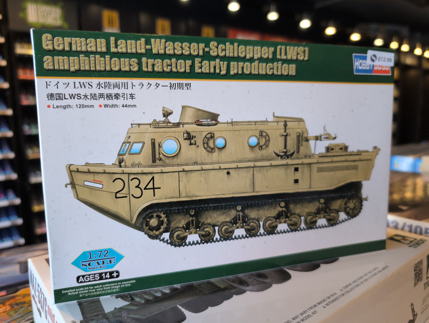 1/72 Hobby Boss - German Land-Wasser-Schlepper (LWS) Early Production