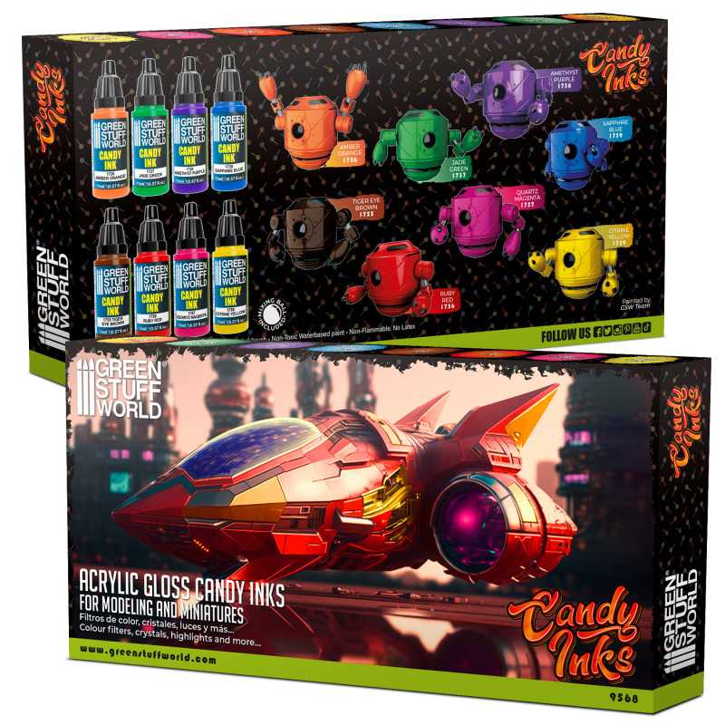 Green Stuff World - Candy Ink Paint Set